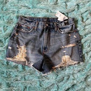 Abercrombie and Fitch Annie Mid Rise Shorts